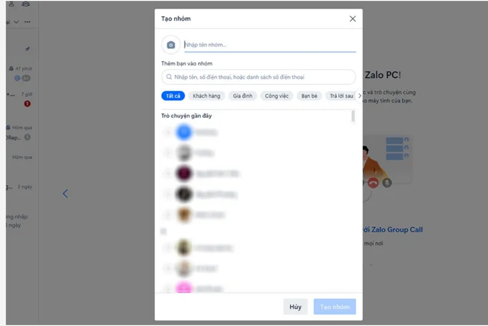 Hướng Dẫn Cách Tạo Nhóm Zalo Trên Máy Tính Đơn Giản Và Hiệu Quả